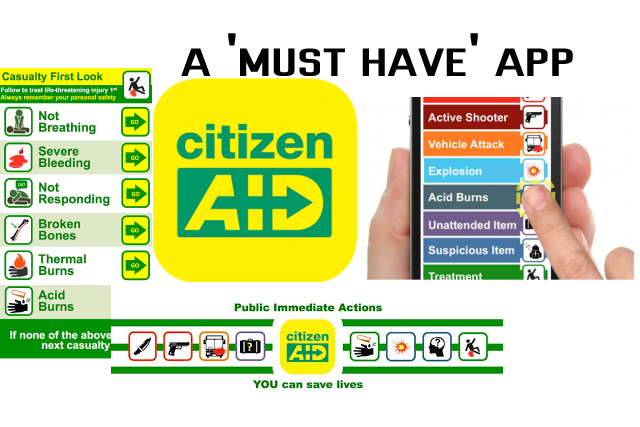 CitizenAID App….a ‘must have’ life saver